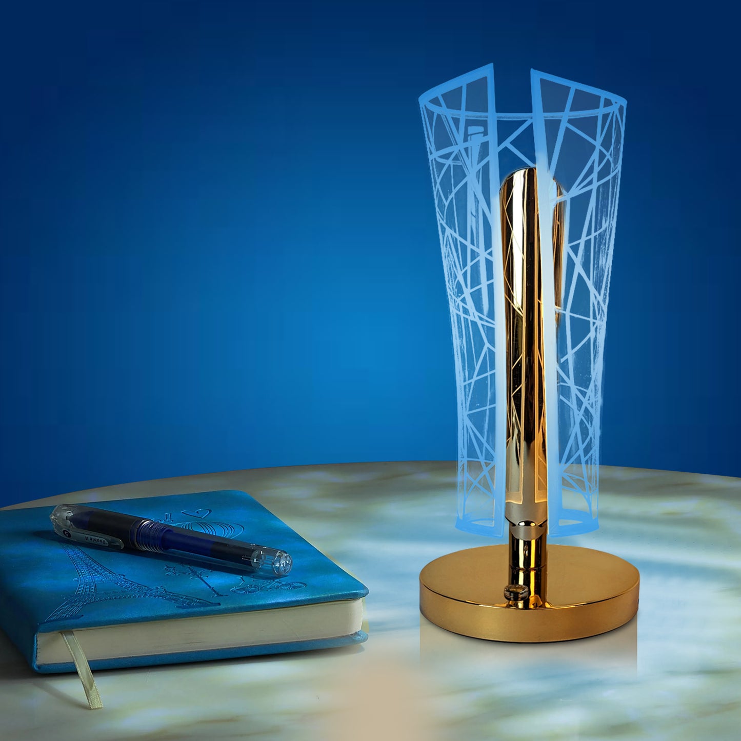 Modern LED Crystal Table Lamp with USB Charging Support- Elegant & Energy-Efficient Design (Copy) (Copy)