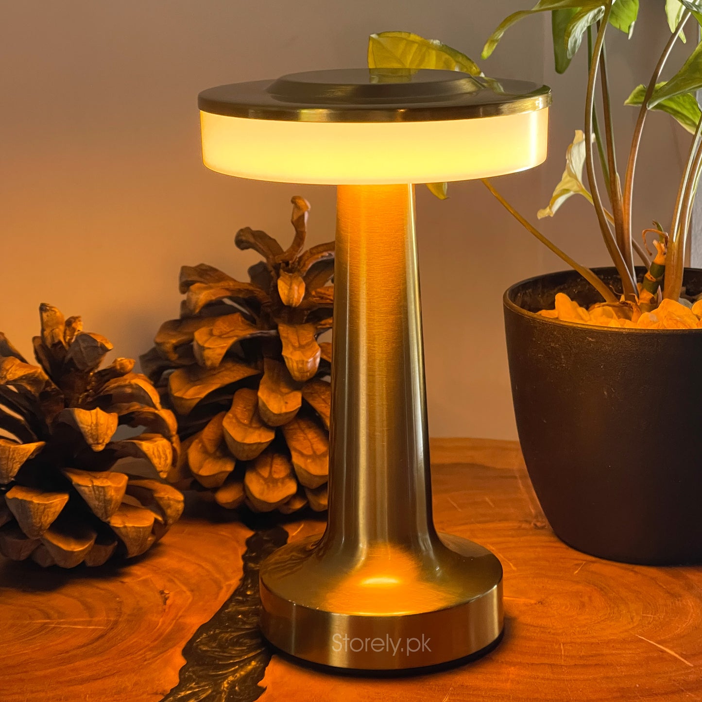 Modern Touch Sense LED Table Lamp – USB Rechargeable