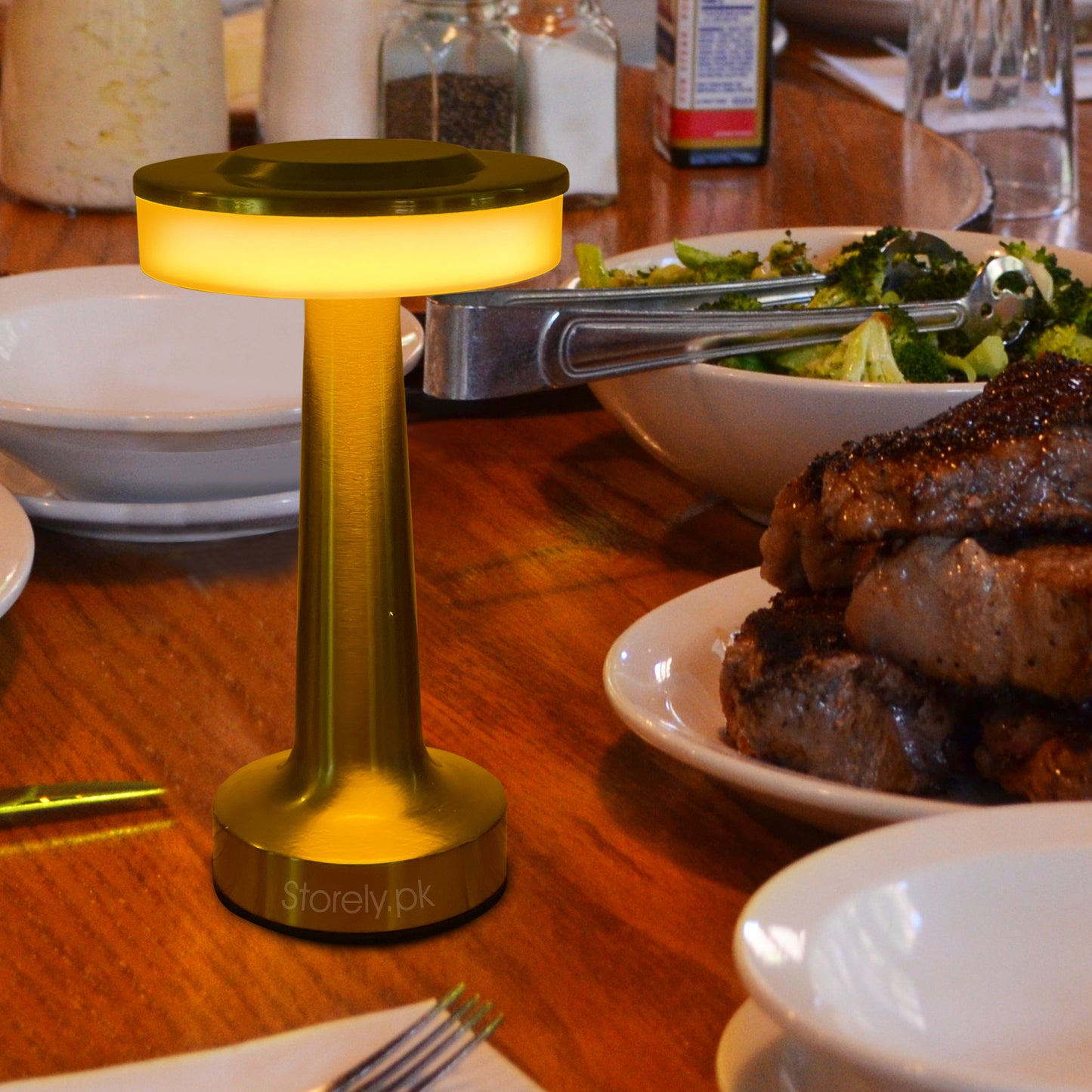 Modern Touch Sense LED Table Lamp – USB Rechargeable