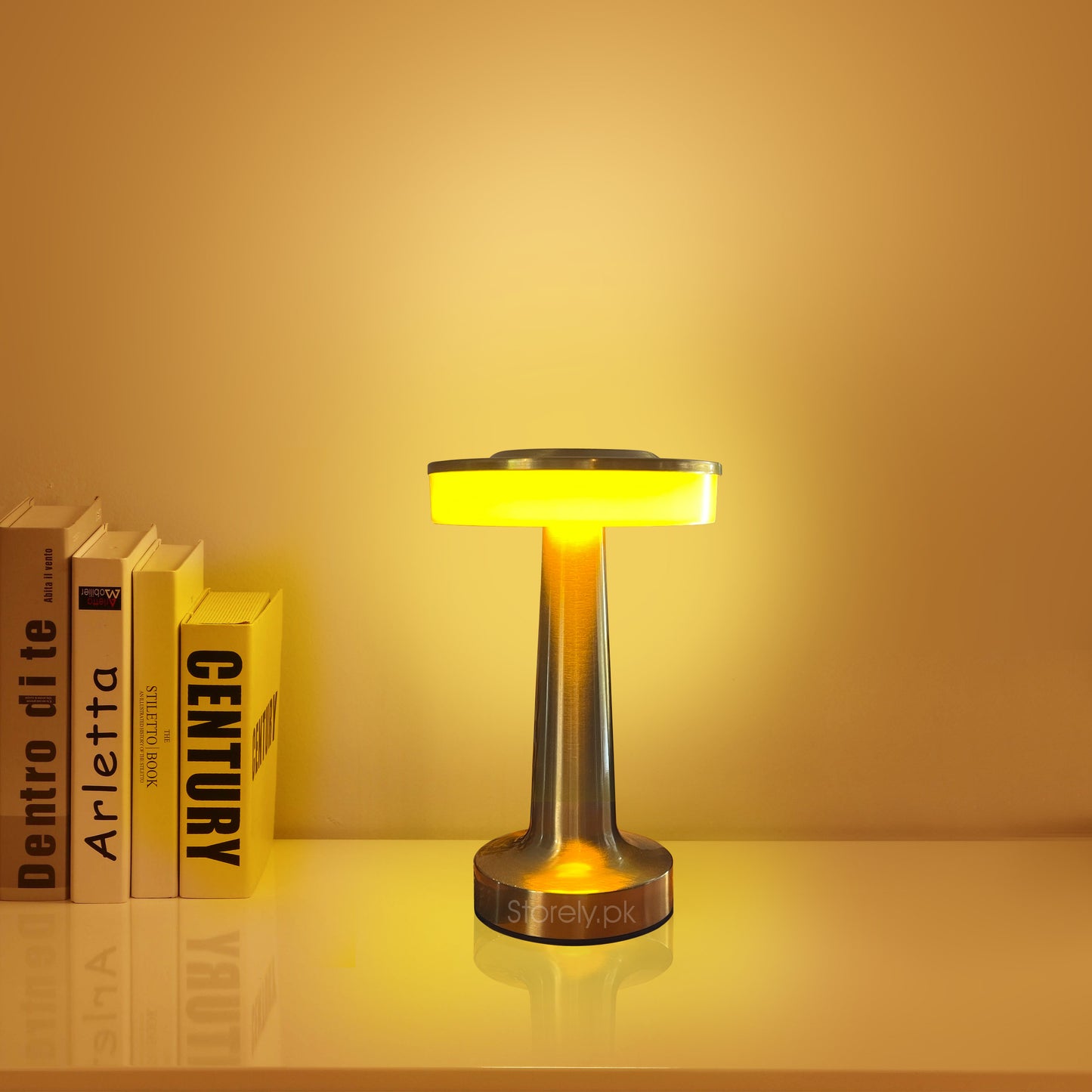 Modern Touch Sense LED Table Lamp – USB Rechargeable