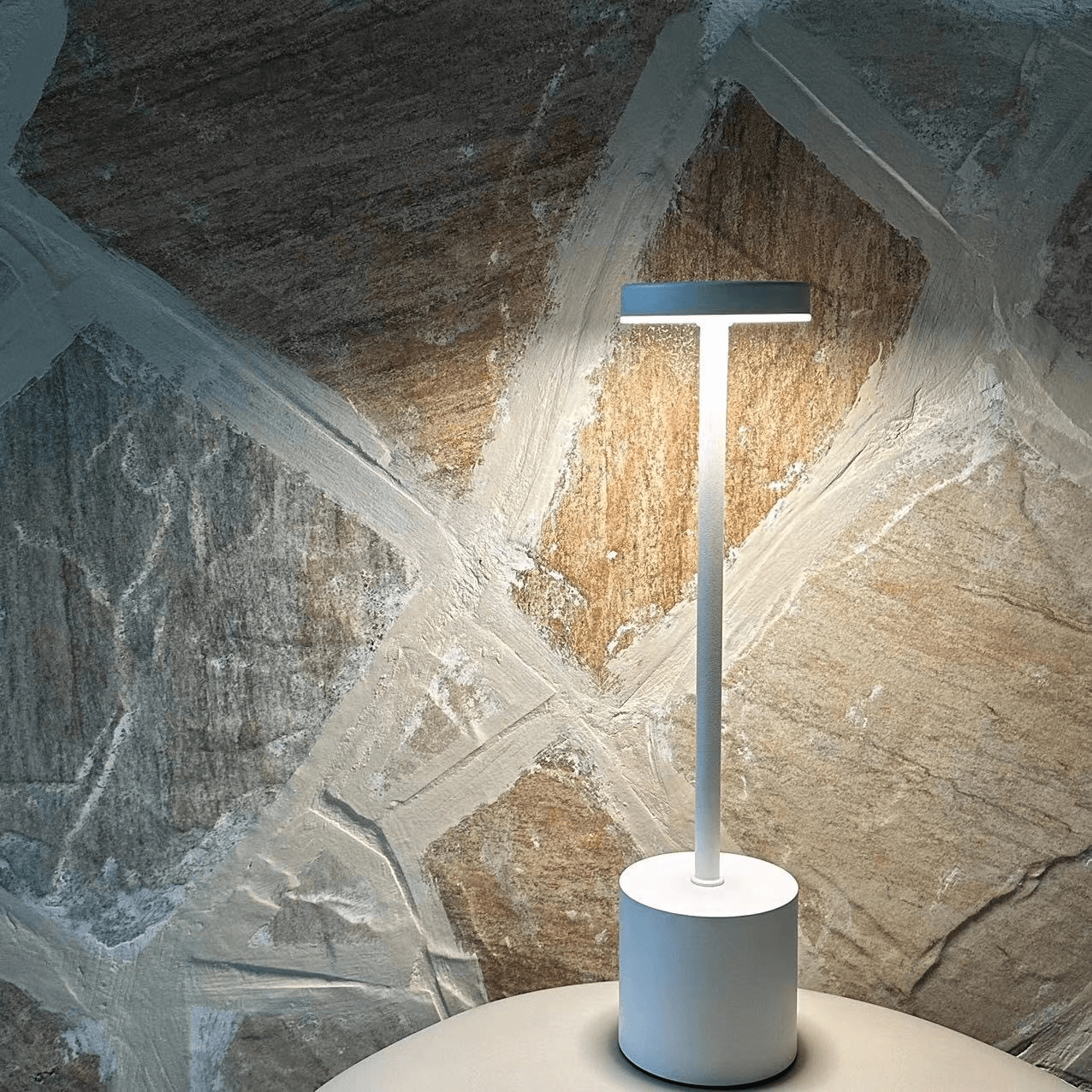 Long Neck Minimalist Metal Touch Sense LED Lamp