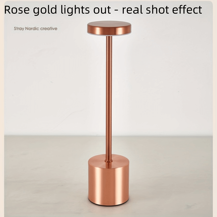 Long Neck Minimalist Metal Touch Sense LED Lamp