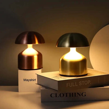 Metal Touch Sense Mushroom Nightlight Desk Lamp