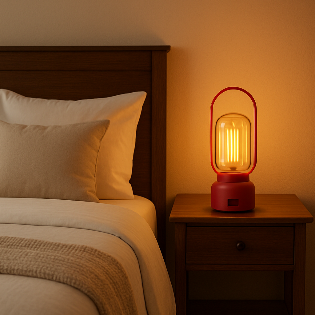 Vintage-Style Dimmable LED Lantern Lamp – Portable Rechargeable Table Light