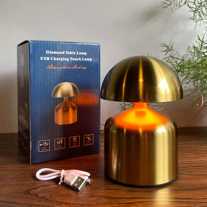Metal Touch Sense Mushroom Nightlight Desk Lamp
