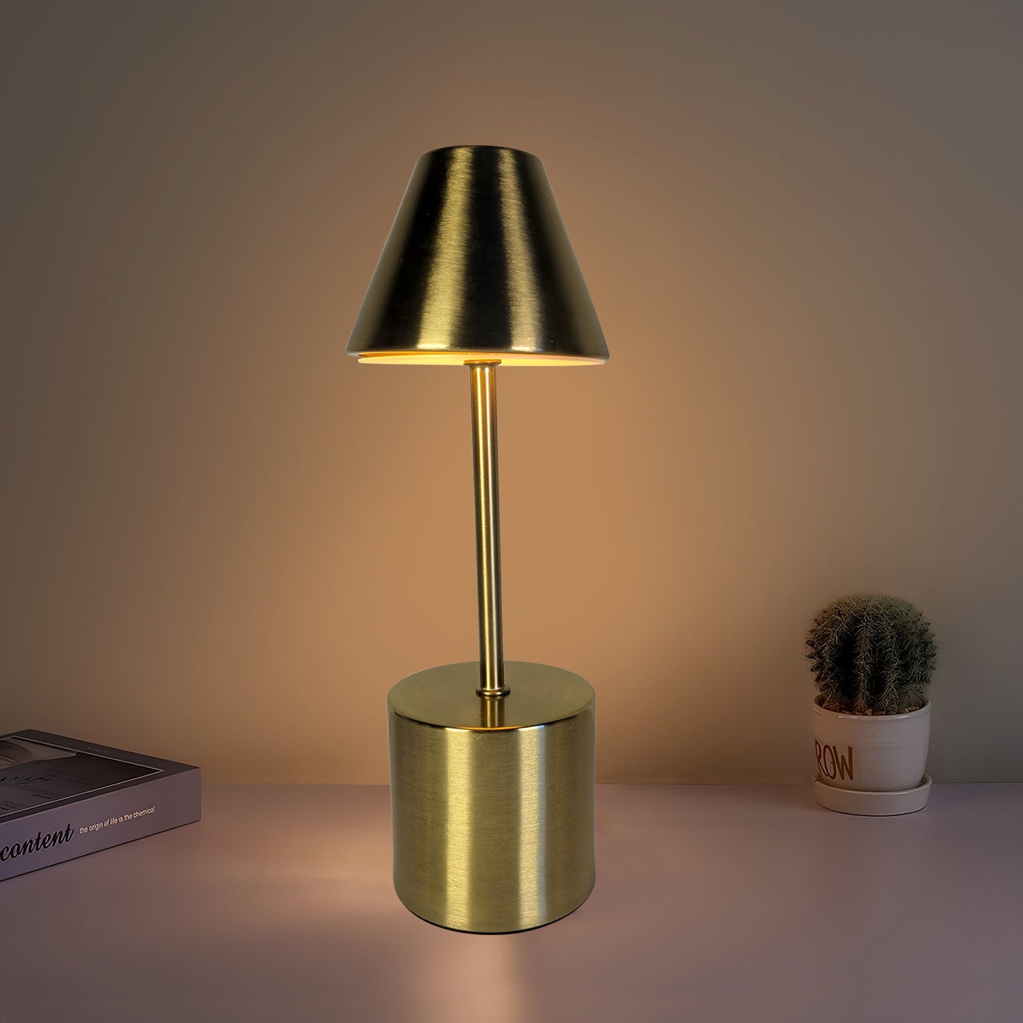 Truncated Longneck LED Touch Sense Lamp - LED Table Lamp for Modern Decor