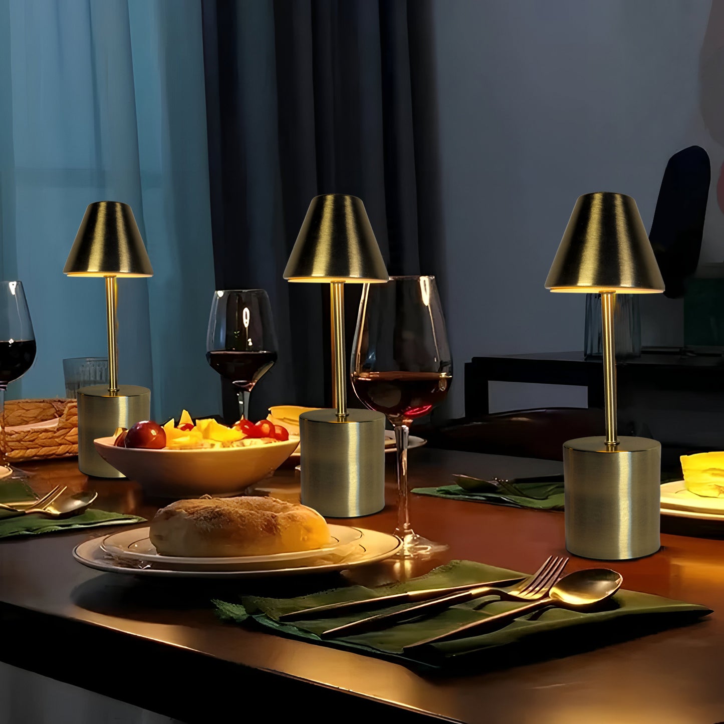 Truncated Longneck LED Touch Sense Lamp - LED Table Lamp for Modern Decor