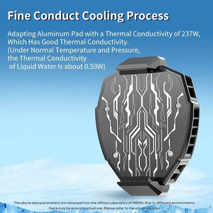 MEMO DL-05 Mobile Phone Cooling Fan – Portable Gaming Radiator