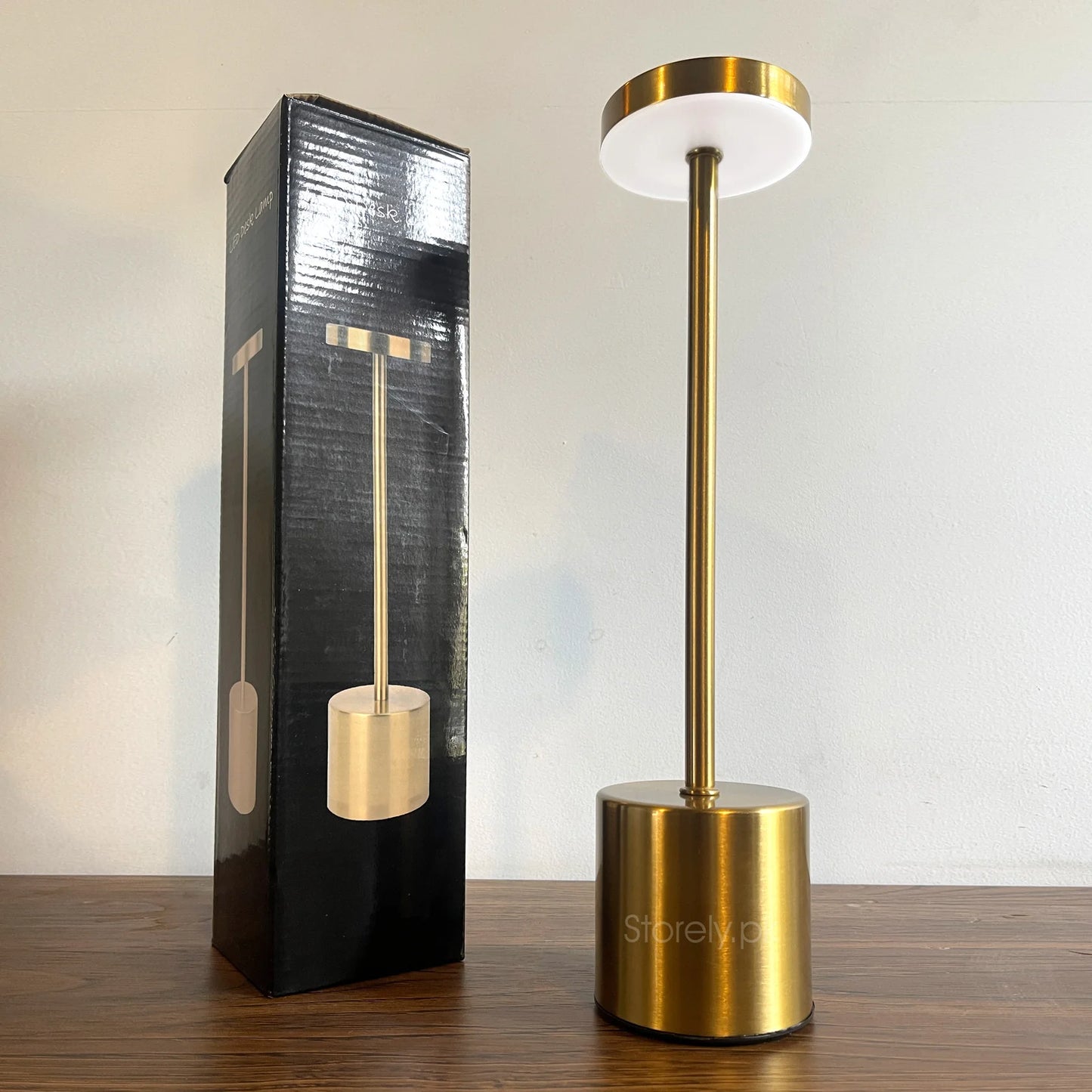 Long Neck Minimalist Metal Touch Sense LED Lamp