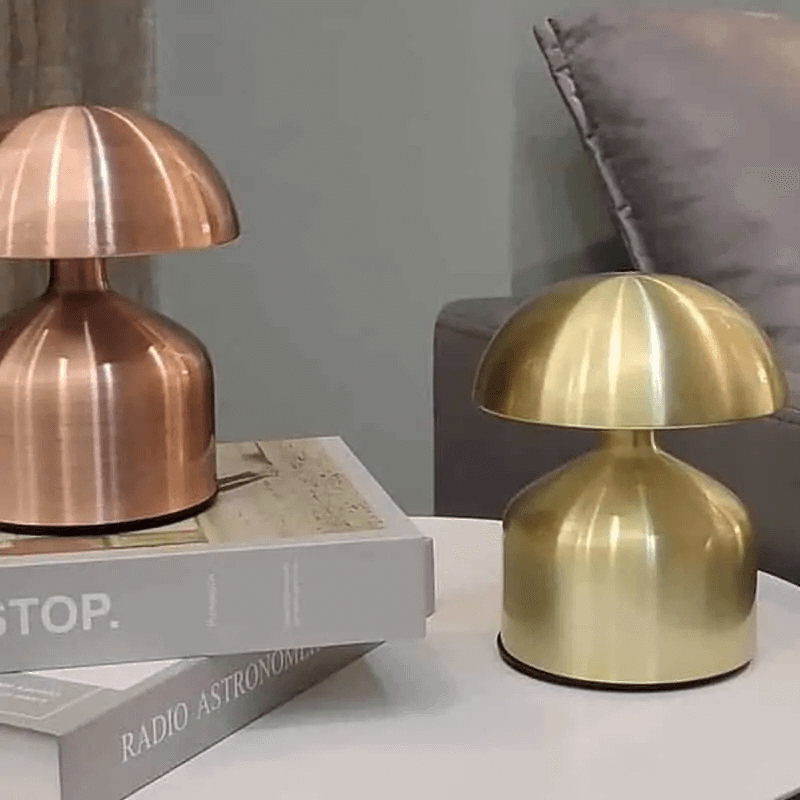 Metal Touch Sense Mushroom Nightlight Desk Lamp