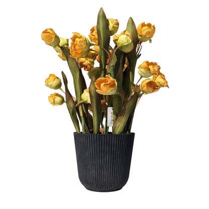 Daffodil Artificial Potted Plants for Home & Office Décor - Greenery to Enhance Any Space