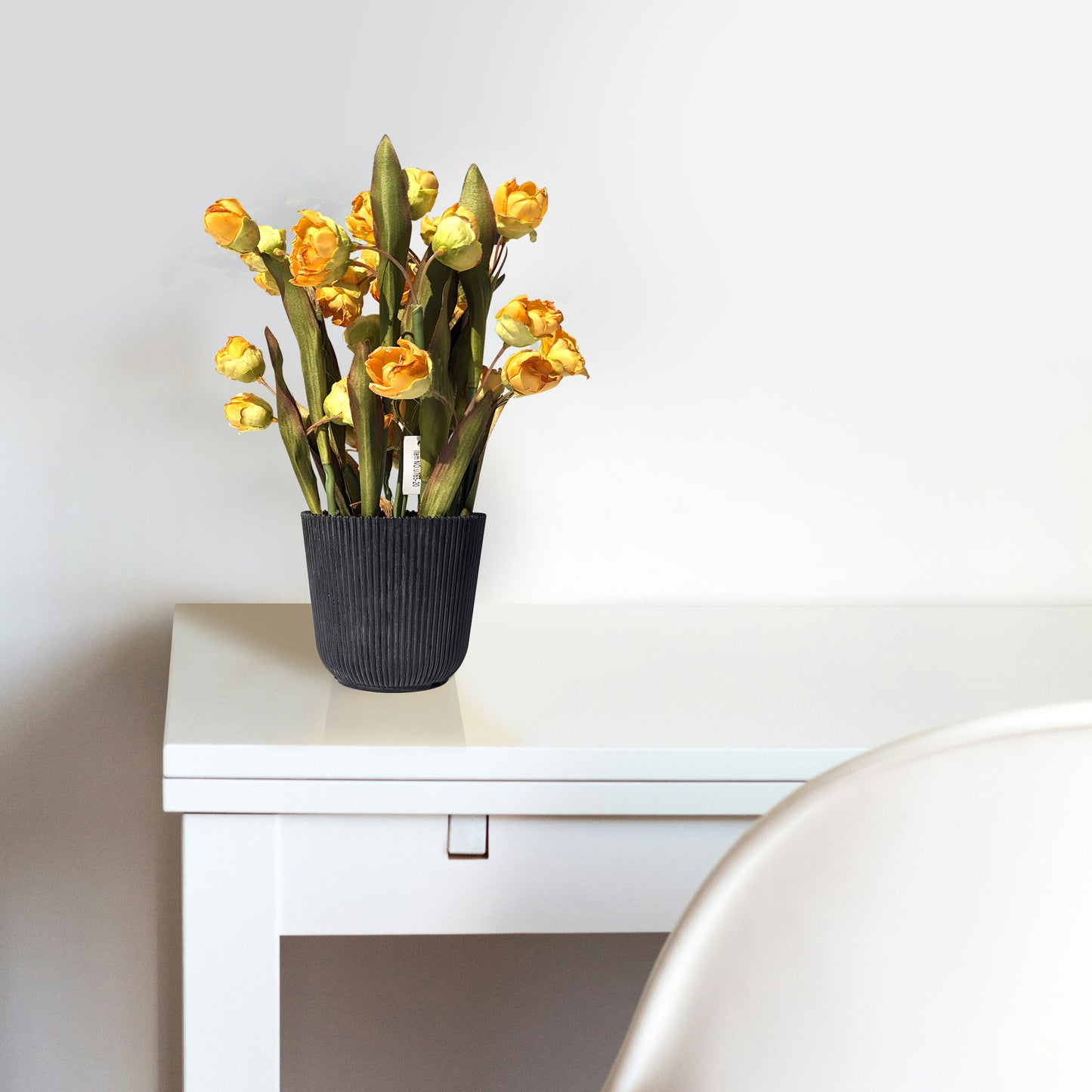 Daffodil Artificial Potted Plants for Home & Office Décor - Greenery to Enhance Any Space