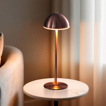 Modern Minimalist Copper Finish LED Table Lamp - Sleek Design for Home & Office Décor