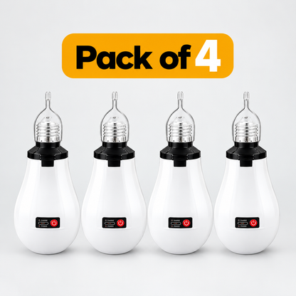 AC/DC Rechargeable LED 12W White Light Bulb with Emergency Backup