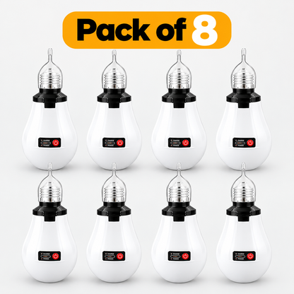 AC/DC Rechargeable LED 12W White Light Bulb with Emergency Backup