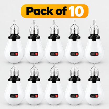 AC/DC Rechargeable LED 12W White Light Bulb with Emergency Backup