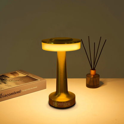 Modern Touch Sense LED Table Lamp – USB Rechargeable