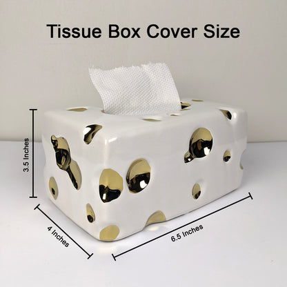 Elegant Ceramic Tissue Box – Modern Decorative Holder