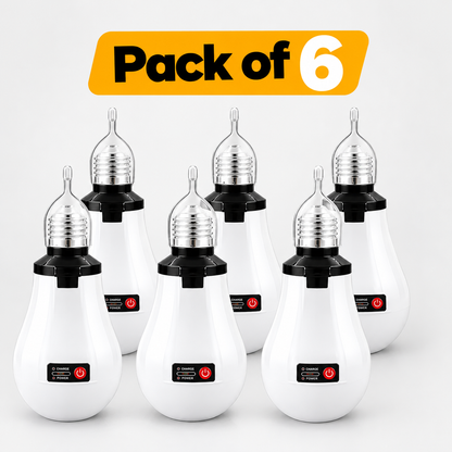 AC/DC Rechargeable LED 12W White Light Bulb with Emergency Backup