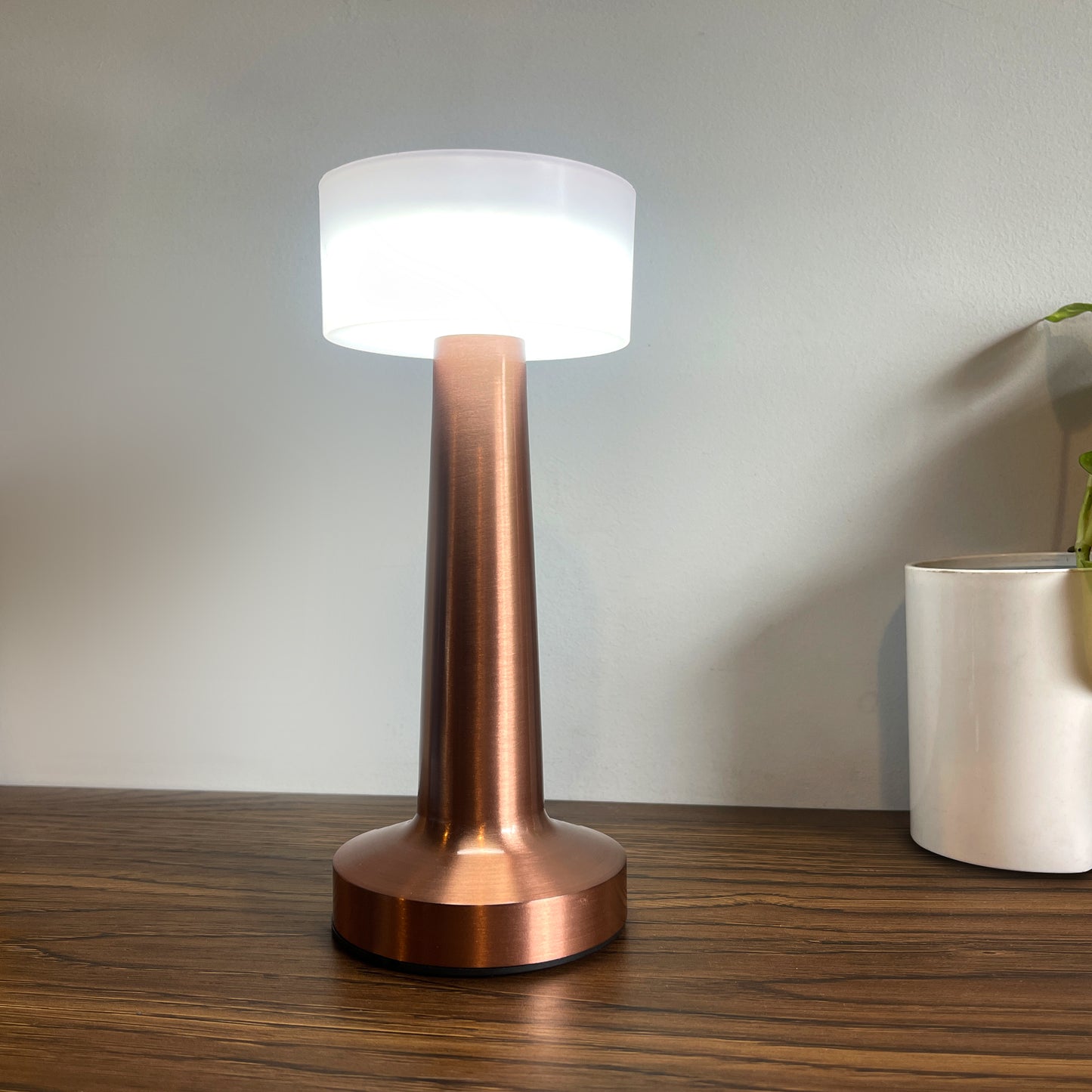 Retro Dumbbell Metal Touch Lamp | USB Rechargeable LED