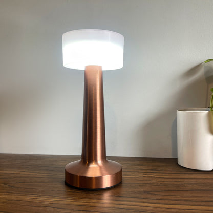Retro Dumbbell Metal Touch Lamp | USB Rechargeable LED