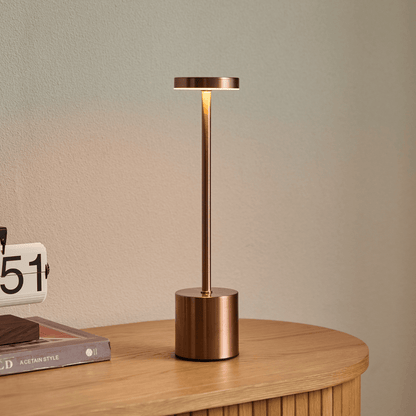 Long Neck Minimalist Metal Touch Sense LED Lamp