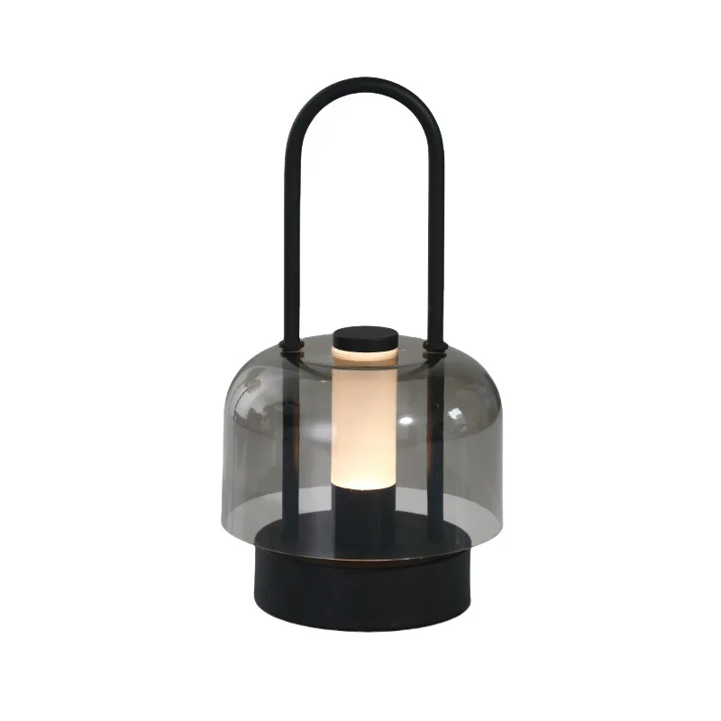 Modern Minimalist LED Table Lamp – Rechargeable Ambient Light