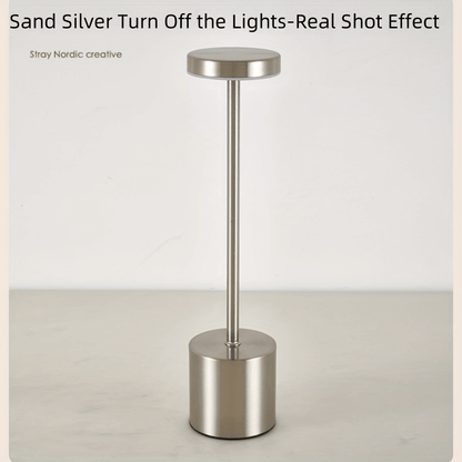 Long Neck Minimalist Metal Touch Sense LED Lamp