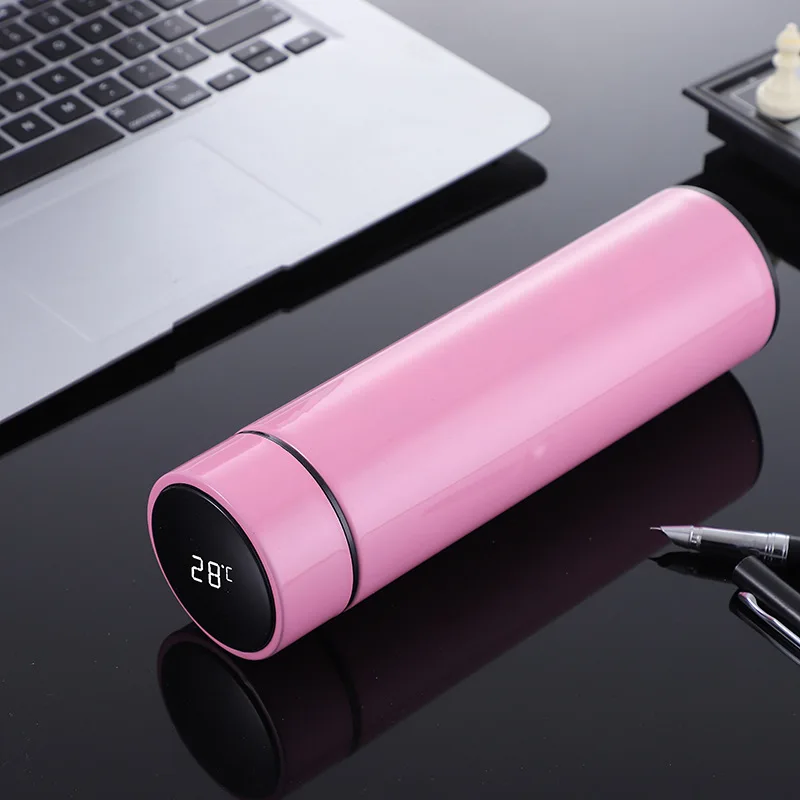 500ml Smart Temperature Display Stainless Steel Water Bottle