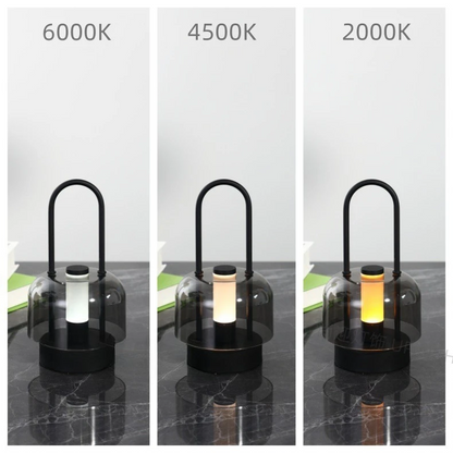 Modern Minimalist LED Table Lamp – Rechargeable Ambient Light
