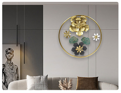 3D Metal Flower Frame Wall Art - Decorative Frame for Home & Office in Multiple Sizes & Shapes