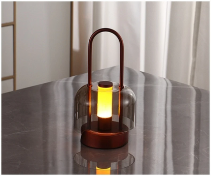 Modern Minimalist LED Table Lamp – Rechargeable Ambient Light