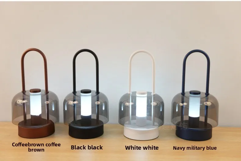 Modern Minimalist LED Table Lamp – Rechargeable Ambient Light