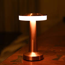 Modern Touch Sense LED Table Lamp – USB Rechargeable