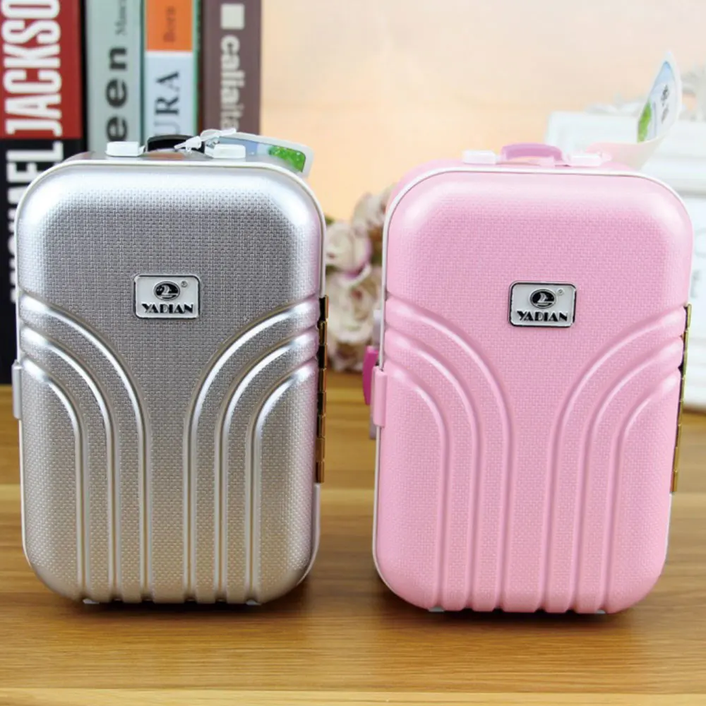 Mini Suitcase Jewelry Box with Mirror & Dancing Ballerina