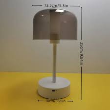 Modern Minimalist LED Table Lamp  Rechargeable | Touch Control | Warm Ambient Light