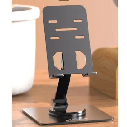 Aluminum Adjustable Phone Black Color Stand – Desktop & Office Use