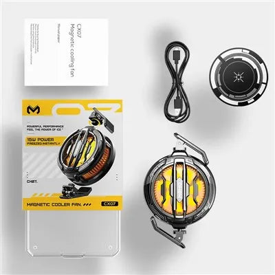 MEMO CX07 RGB Semiconductor Phone Game Cooler Mobile Cooling Fan For Gaming