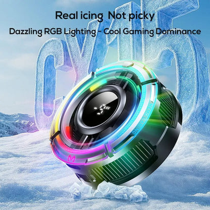 MEMO CX15-B RGB Mobile Cooling Fan – Type-C Gaming Radiator
