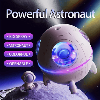 Astronaut Cool Mist Humidifier Big Spray Colorful Lights and Adorable Design