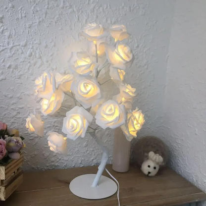 LED Rose Flower Table Lamp – Romantic Decorative Light for Home & Gifts