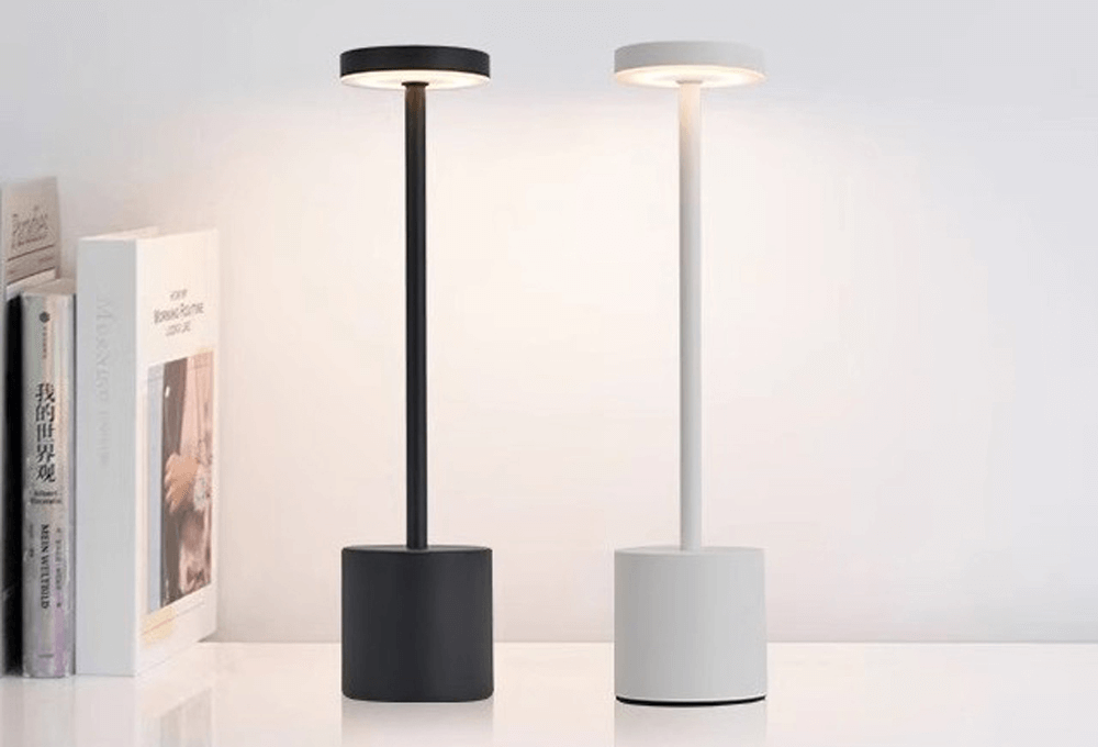 Long Neck Minimalist Metal Touch Sense LED Lamp