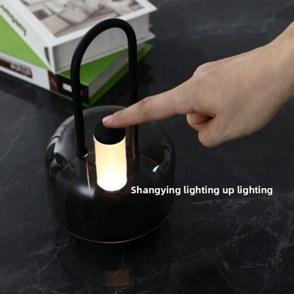 Modern Minimalist LED Table Lamp – Rechargeable Ambient Light