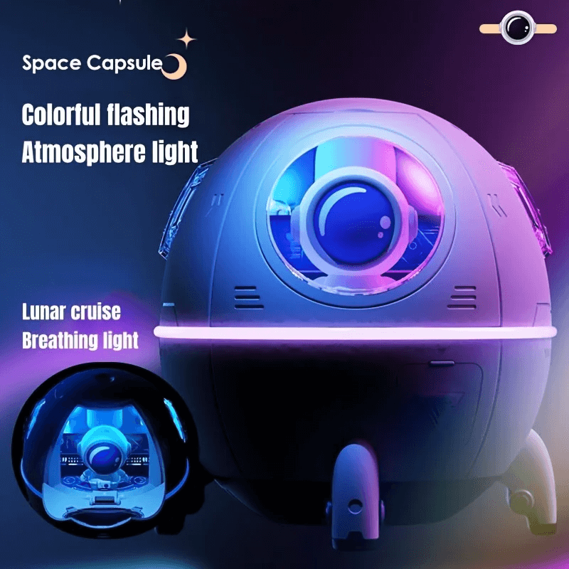 Astronaut Cool Mist Humidifier Big Spray Colorful Lights and Adorable Design