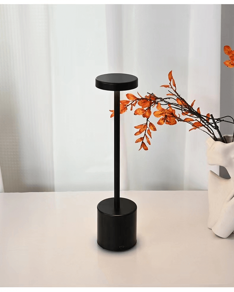 Long Neck Minimalist Metal Touch Sense LED Lamp