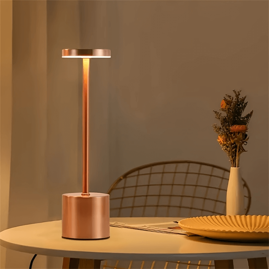 Long Neck Minimalist Metal Touch Sense LED Lamp